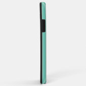 iPhone / coque ipad Aqua Green Stripe (Dos/Droite)
