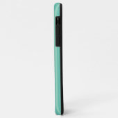 iPhone / coque ipad Aqua Green Stripe (Dos/Gauche)