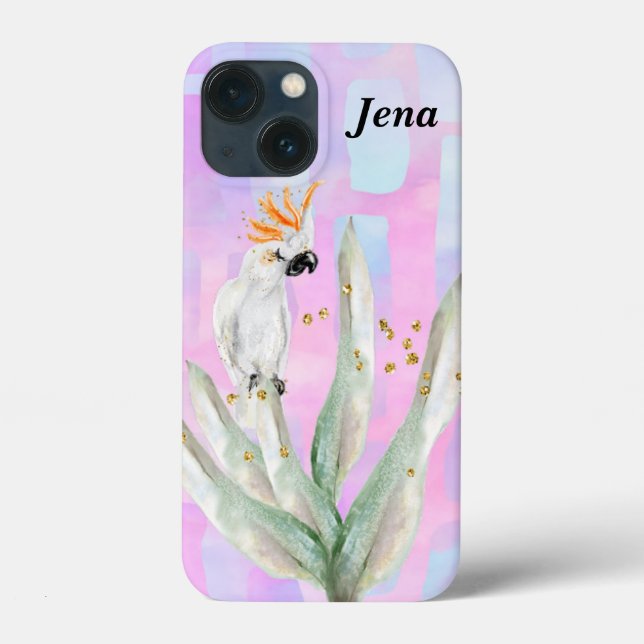 iPhone / coque ipad avec Cockatoo sur Plante (Verso)