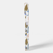 iPhone / coque ipad avec design floral tropical (Verso / Gauche)