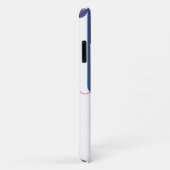 iPhone / coque ipad BAUHAUS ROSE POINTS BLANCS POU (Dos/Droite)