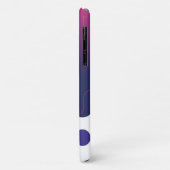 iPhone / coque ipad BAUHAUS ROSE POINTS BLANCS POU (Dos/Gauche)