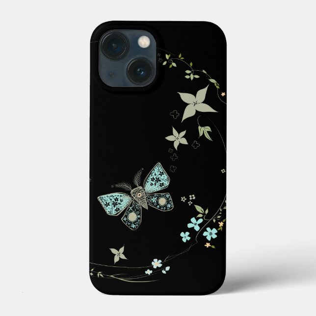 iPhone / coque ipad Black Velvet Moth (Verso)