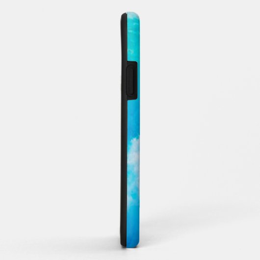 iPhone / coque ipad - Blue Ocean Wave (Dos/Droite)
