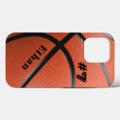 iPhone / coque ipad de basket-ball personnalisé (Verso (horizontal))