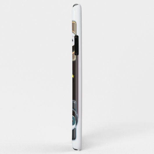 iPhone / coque ipad étoile blanche (Dos/Droite)