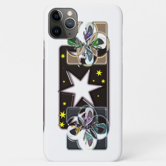 iPhone / coque ipad étoile blanche (Dos)