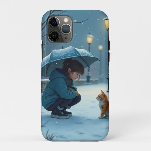 iPhone / coque ipad Fille et chat (Dos)