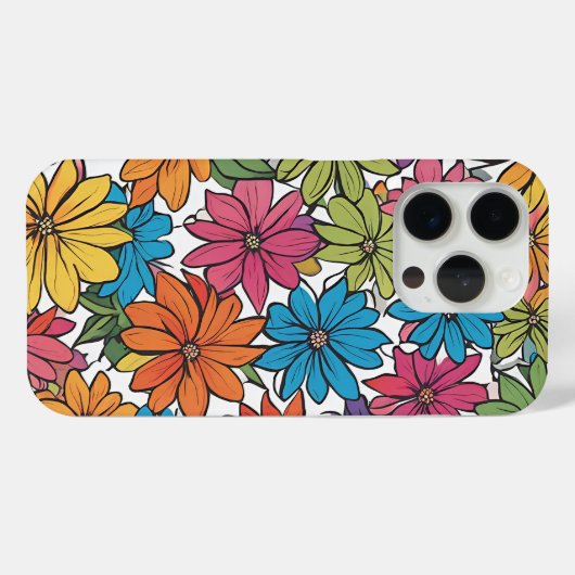 iPhone / coque ipad Floral Design (Verso (horizontal))