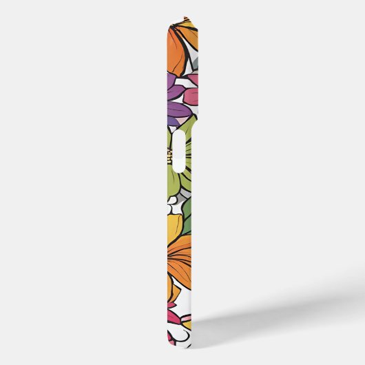 iPhone / coque ipad Floral Design (Verso / Droite)