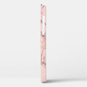 iPhone / coque ipad marbré rose et Rose (Verso / Gauche)
