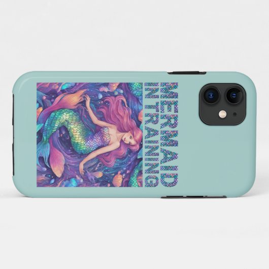 iPhone / coque ipad Mermaid en formation (Dos (Horizontal))