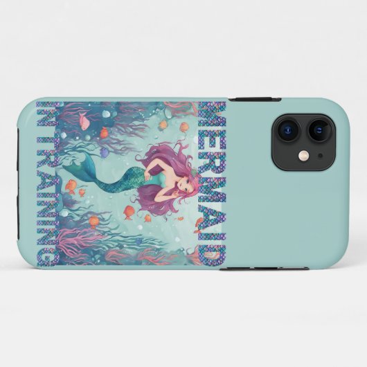 iPhone / coque ipad Mermaid en formation (Dos (Horizontal))