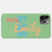 iPhone / coque ipad personnalisé corail vert bleu  (Dos (Horizontal))