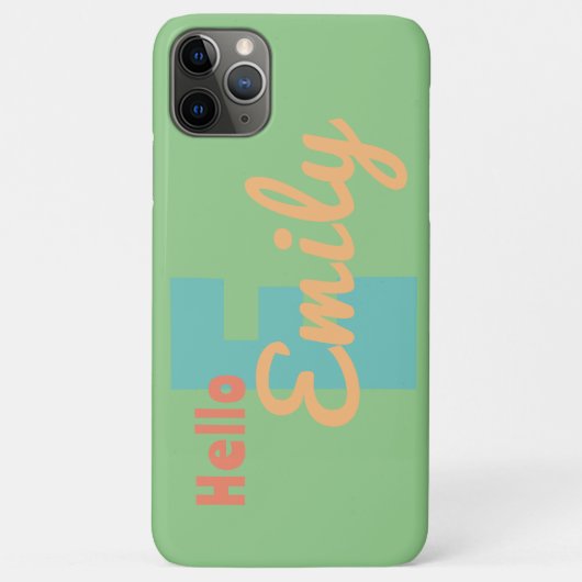 iPhone / coque ipad personnalisé corail vert bleu  (Dos)