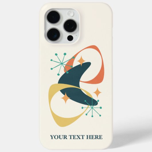iPhone / coque ipad personnalisé du milieu du sièc (Verso)
