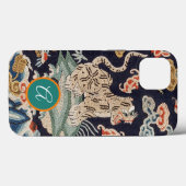 iPhone / coque ipad PERSONNALISÉ INITIAL TIGER JAP (Verso (horizontal))