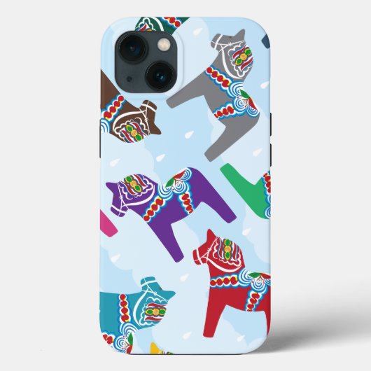 iPhone / coque ipad SCANDINAVIAN DALA HORSE MOTIF (Verso)