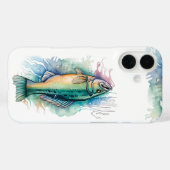 iPhone / coque ipad - série aquarelle : basse (Verso (horizontal))