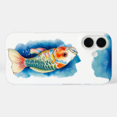 iPhone / coque ipad - Série aquarelle : Koi Fish (Verso (horizontal))