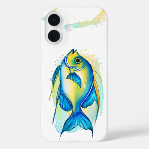 iPhone / coque ipad - Série Aquarelle : Poissons-a