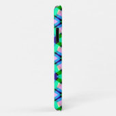 iPhone / coque ipad, Une multicolore plaid vibrant (Dos/Droite)