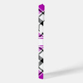 iPhone / coque ipad violet Plaid HAMbWG (Verso / Droite)