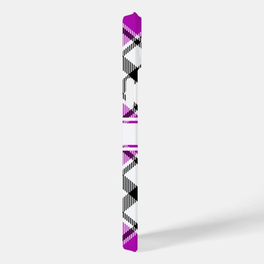 iPhone / coque ipad violet Plaid HAMbWG (Verso / Droite)