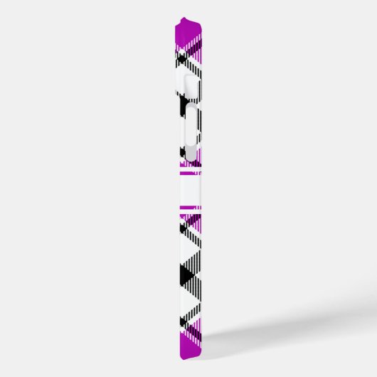 iPhone / coque ipad violet Plaid HAMbWG (Verso / Gauche)