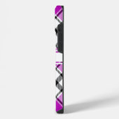 iPhone / coque ipad violet Plaid HAMbWG (Côté gauche)