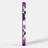 iPhone / coque ipad violet Plaid HAMbWG (Côté droit)