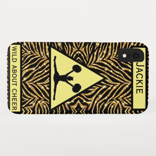 iPhone / coque ipad "Wild About Cheer" (Dos (Horizontal))