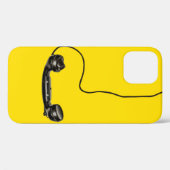 iPhone cover gele telefooncel (Achterkant (horizontaal))