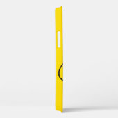 iPhone cover gele telefooncel (Achterkant / Rechts)