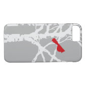 iPhone cover. Kardinaal op boomtak. Case-Mate iPhone Case (Achterkant (Horizontaal))