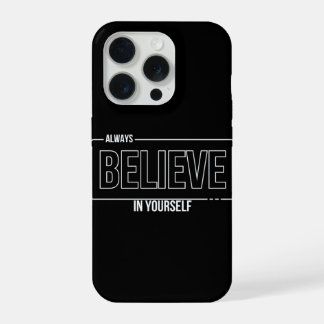 iphone croire en votre moi iPhone 15 Pro Coque