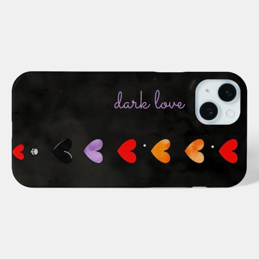 iPhone Dark Love / coque ipad (Verso (horizontal))