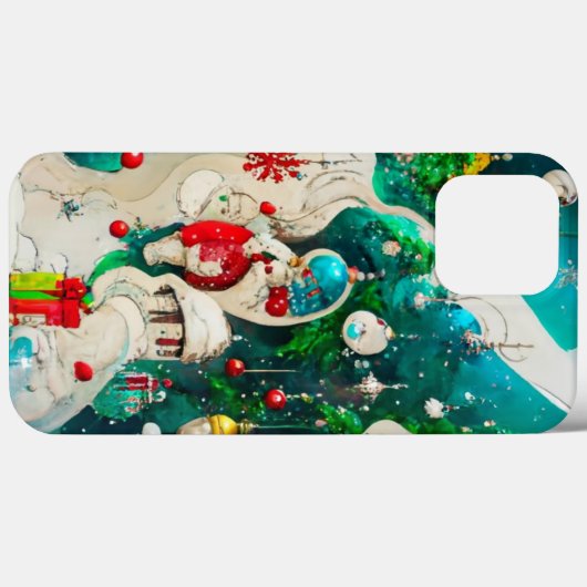 iPhone de Noël / coque ipad (Verso (horizontal))