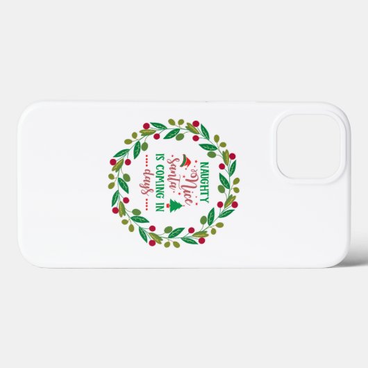iPhone de Noël festif / coque ipad (Verso (horizontal))