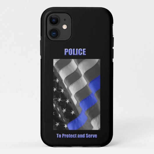 iPhone de police / coque ipad (Dos)
