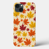 Iphone design motif feuille d'érable 13 coque (Verso)