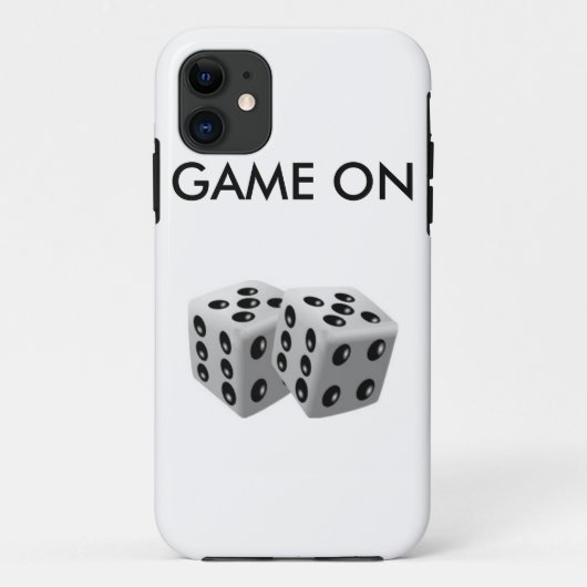 iPhone dobbelsteen behuizing. Case-Mate iPhone Case (Achterkant)