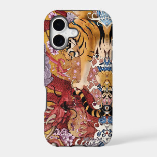 iPhone-draagtas - Draak versus tijger