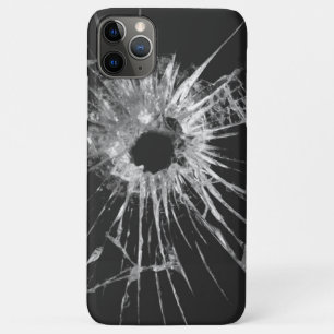 iPhone-draagtas - kogelgat door glas iPhone 11 Pro Max Hoesje