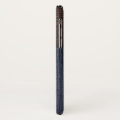 iPhone-draagtas met leder- en denimtextuur Case-Mate iPhone Case (Achterkant/links)