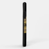 iPhone Elegante Classy Gold Black Leopard Bloemen Case-Mate iPhone Case (Achterkant/rechts)