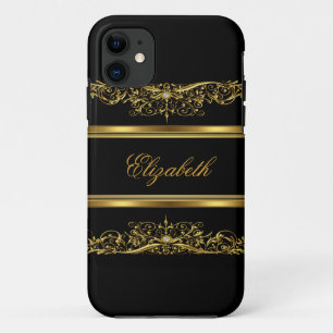 iPhone Elegante Classy Gouden Bloemen iPhone 11 Hoesje