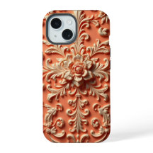 iPhone en fleurs sculptées / coque ipad