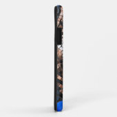 iPhone / Femme coque ipad Cuivre bleu Mosiac (Dos/Droite)