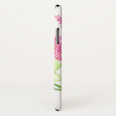 iPhone Fleur sauvage rose et vert / coque ipad (Dos/Droite)